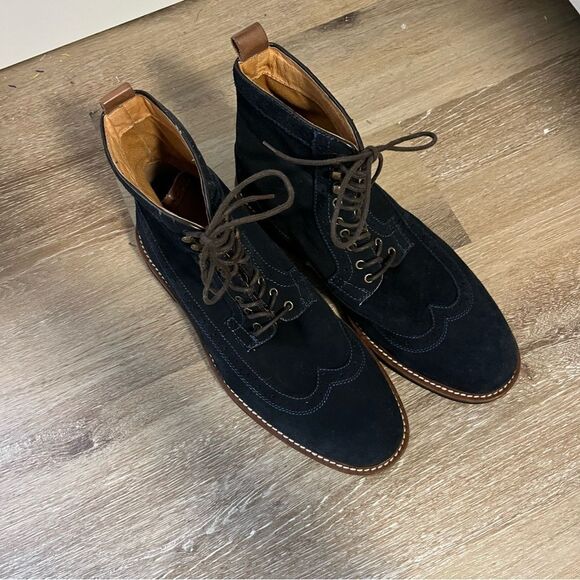 Jack Threads Blue Suede Boot main image 4